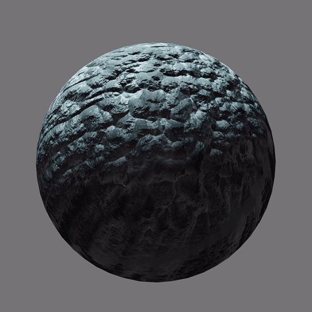 3d blender material shader node asteroid