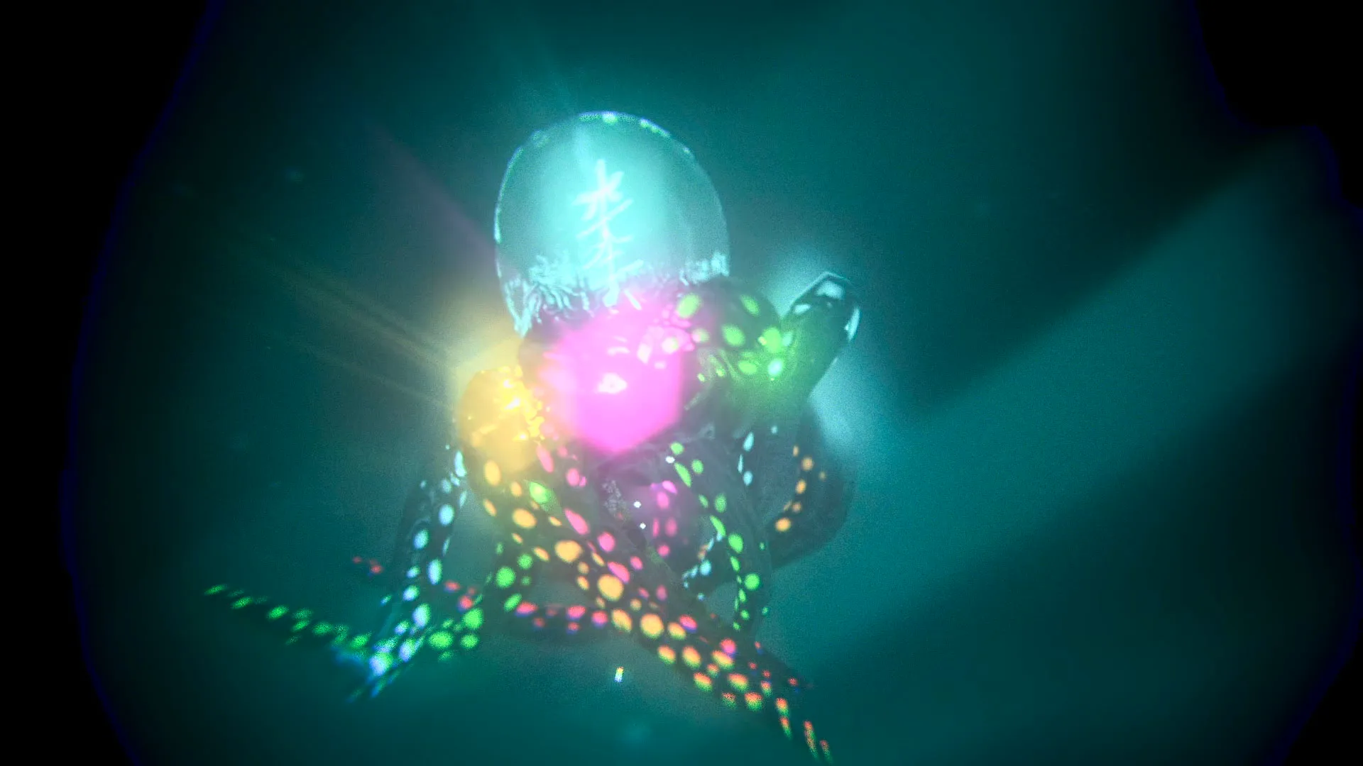 Octopus Hikari; full character turntable render in Blender