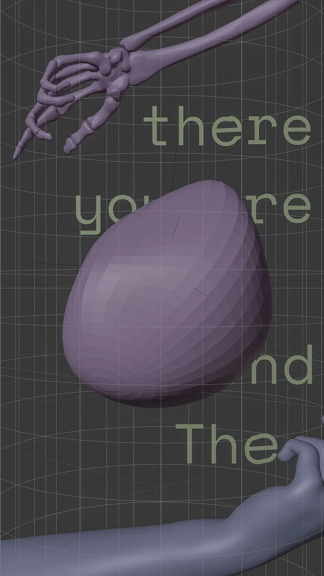 I Wish You Were Real — solid render 01