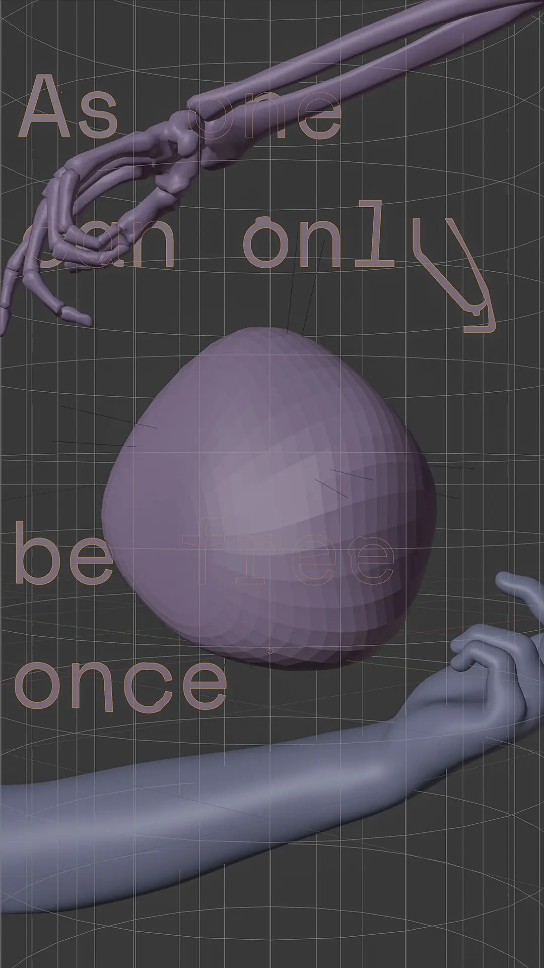 I Wish You Were Real — solid render 05