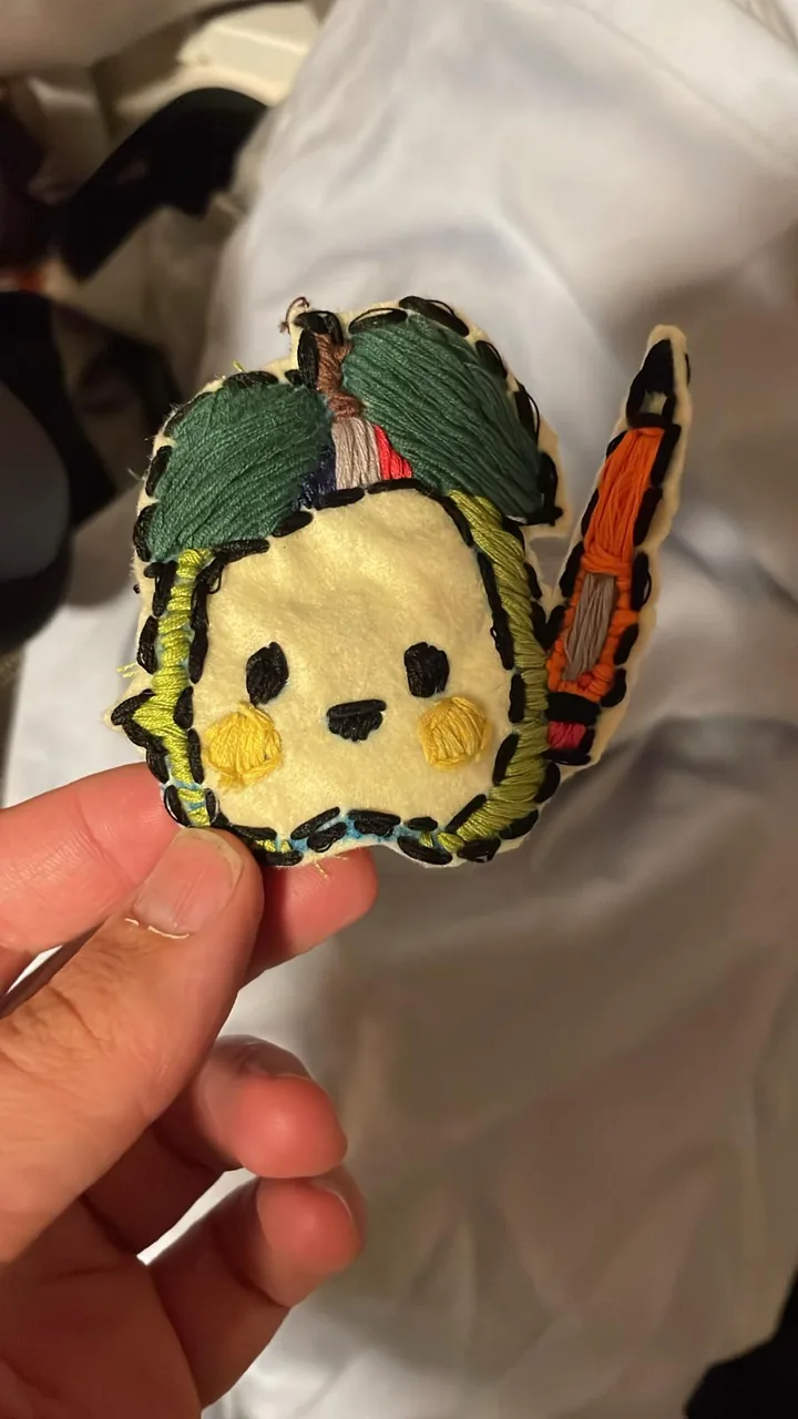 Hand-embroidered Lafuransu patch
