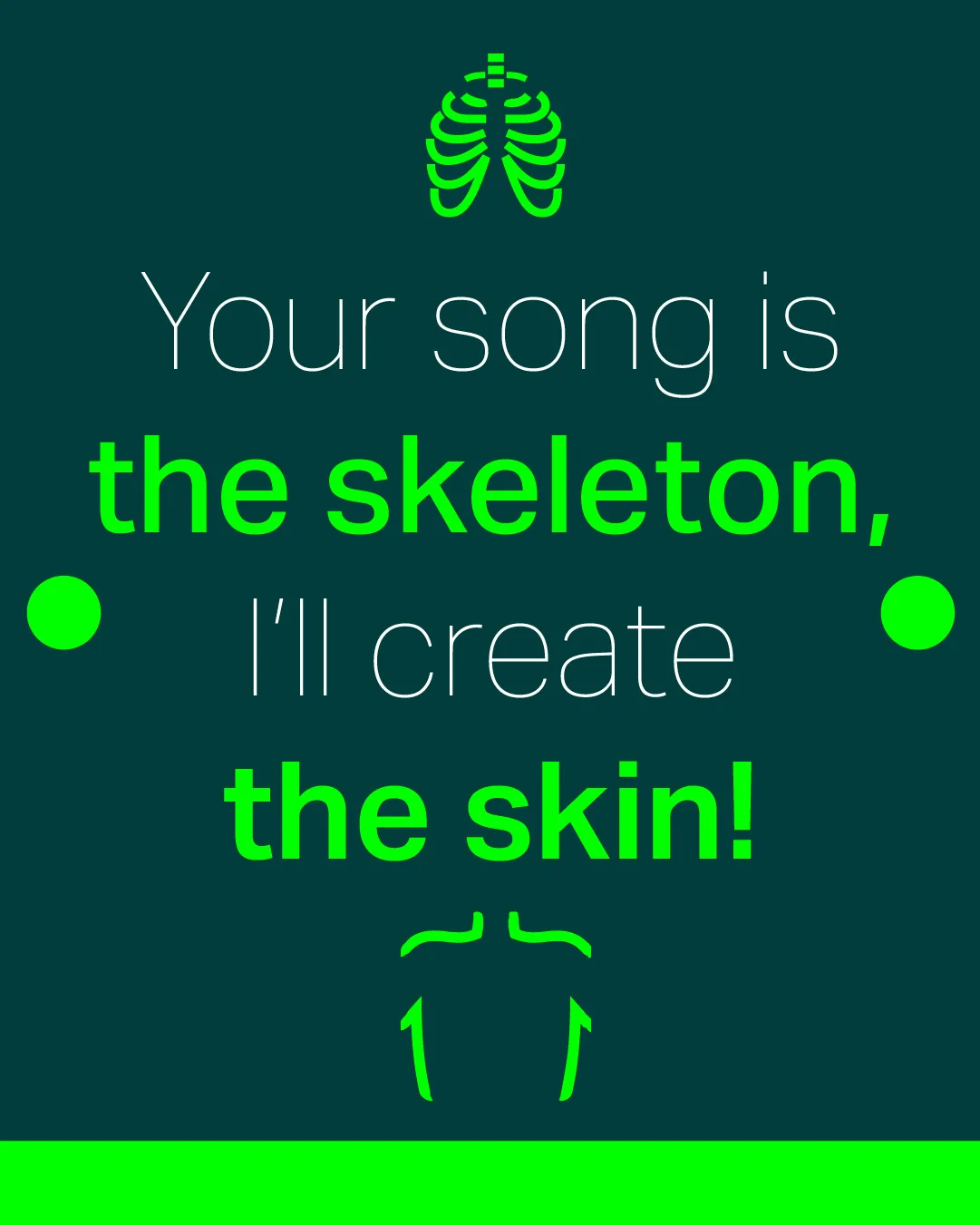 Music visualizer workflow step 2
