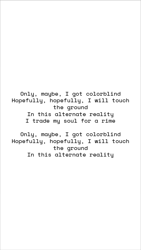 This Alternate Reality — lyrics