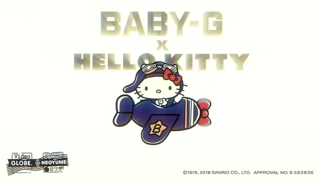 BABY-G×HELLO KITTY — video still