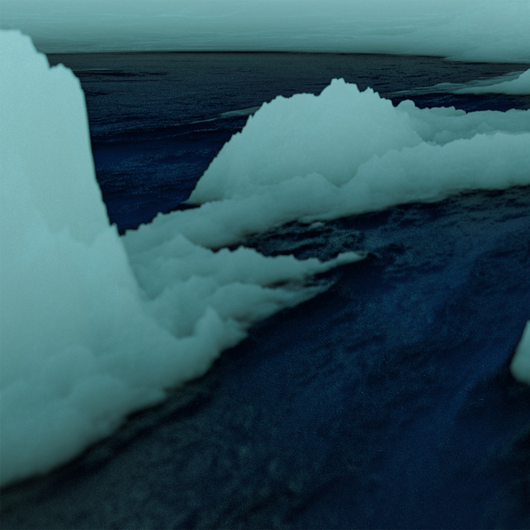 blender procedural landscape iceberg square